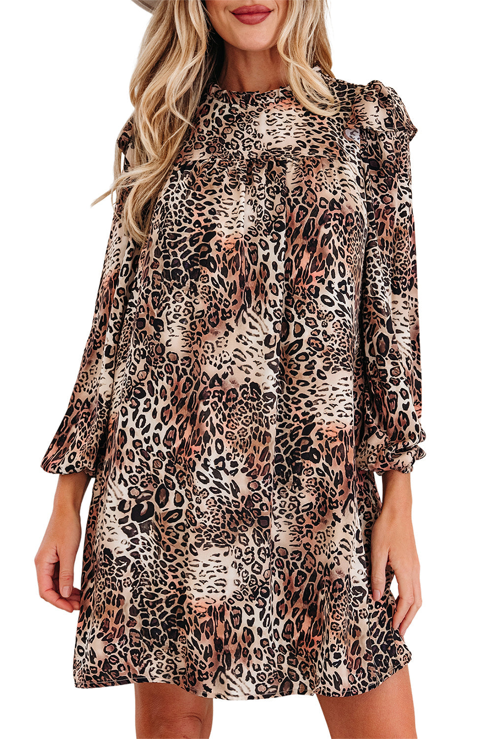 Bohemian Woven Brown Festival Dress