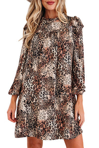 Bohemian Woven Brown Festival Dress
