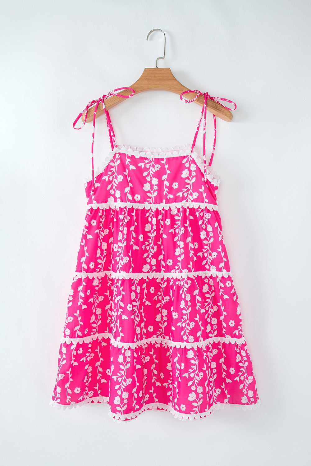 Bohemian woven detail mini dress