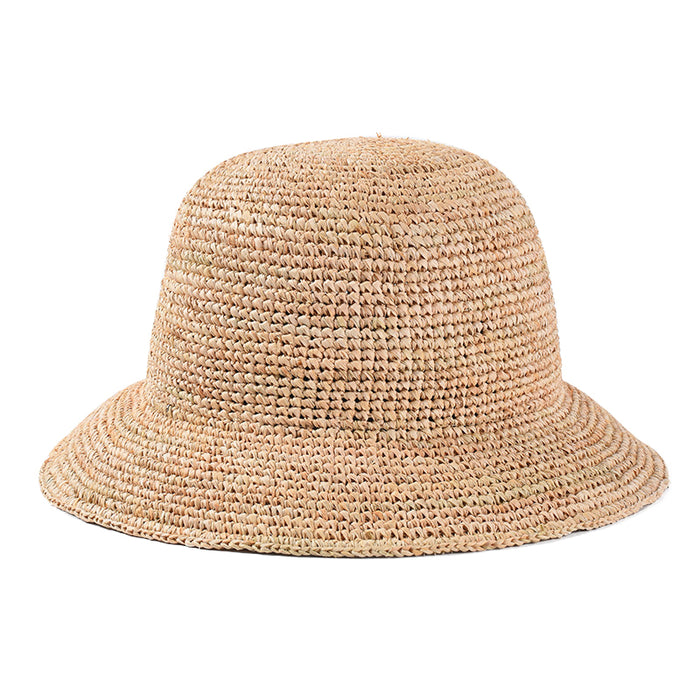 Bohemian Woven Raffia Wide-Brim Hat