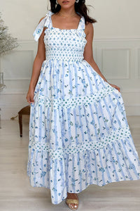 Boho A-Line Maxi Dress