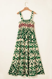 Boho Aztec dress back detail