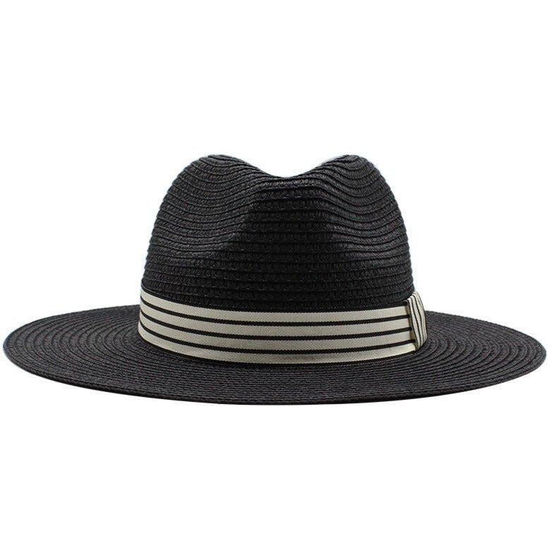 Boho Beige Fedora Brim Detail