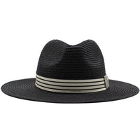 Boho Beige Fedora Brim Detail