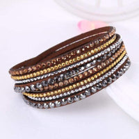 Boho chic layered bracelets
