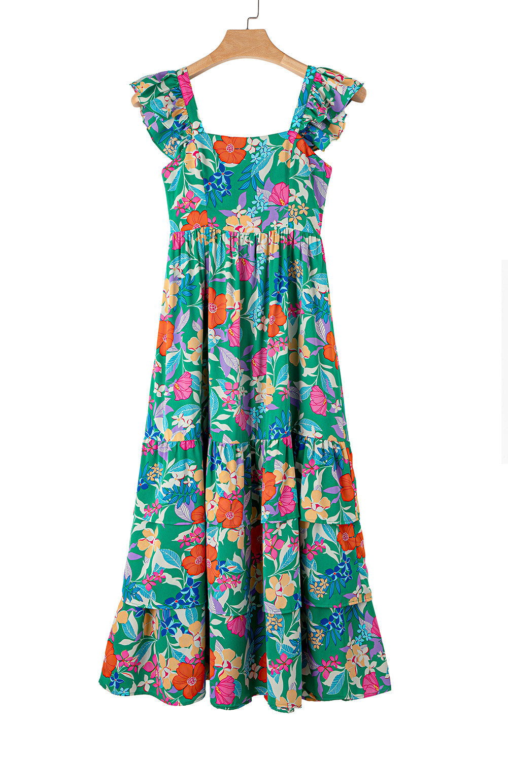 Boho Chic Tiered Maxi Dress