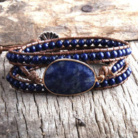 Boho crystal healing bracelet