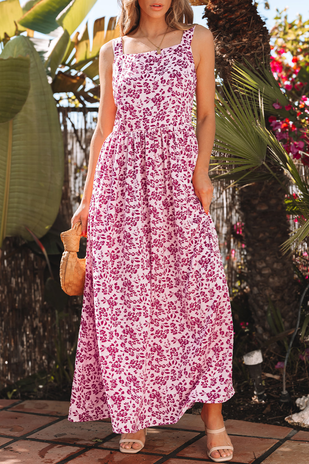 Boho Cutout Maxi Dress
