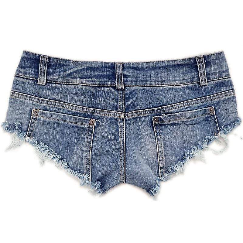 Boho Distressed High-Waist Cutoffs