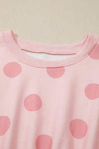Boho Dot Print Dress Back