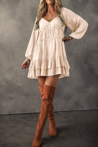 Boho dress flowy cotton fabric