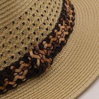 Boho fedora with black band