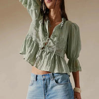 Boho Floral Blouse