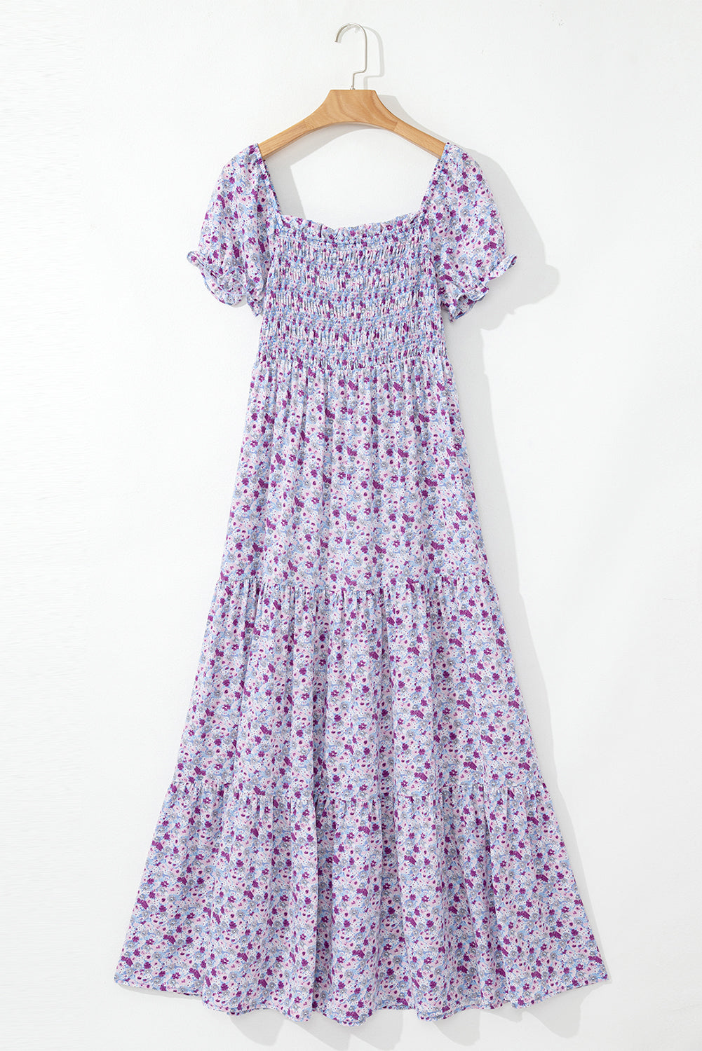 Boho floral dress side angle