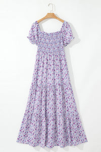 Boho floral dress side angle