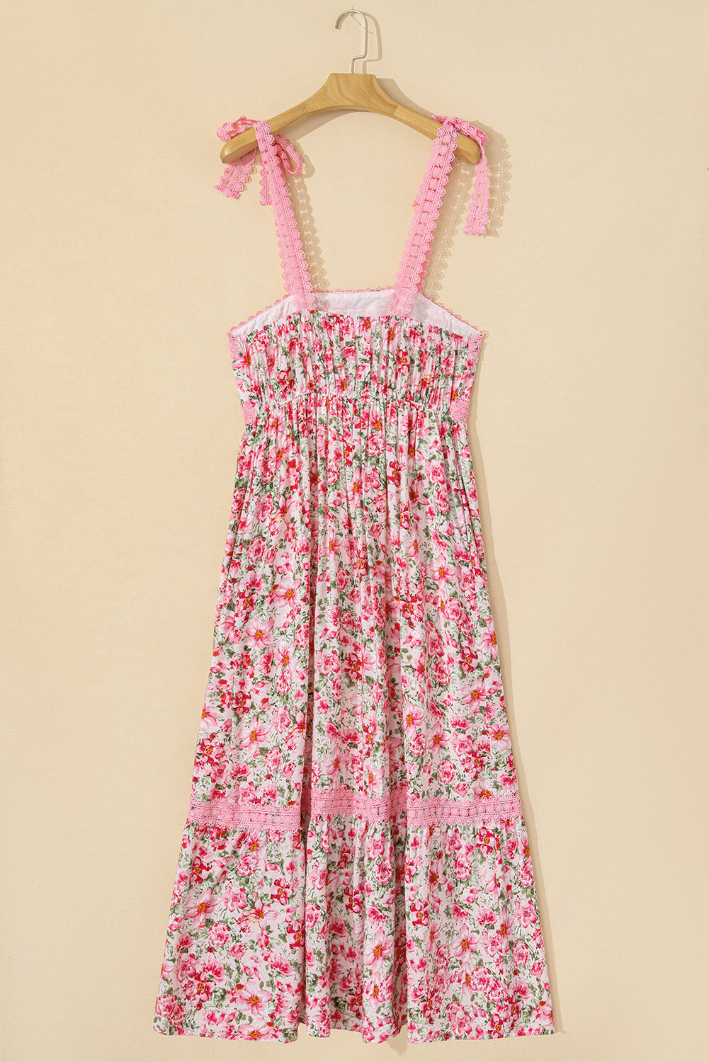 Boho Floral Lace Dress Closeup
