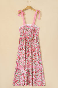 Boho Floral Lace Dress Closeup