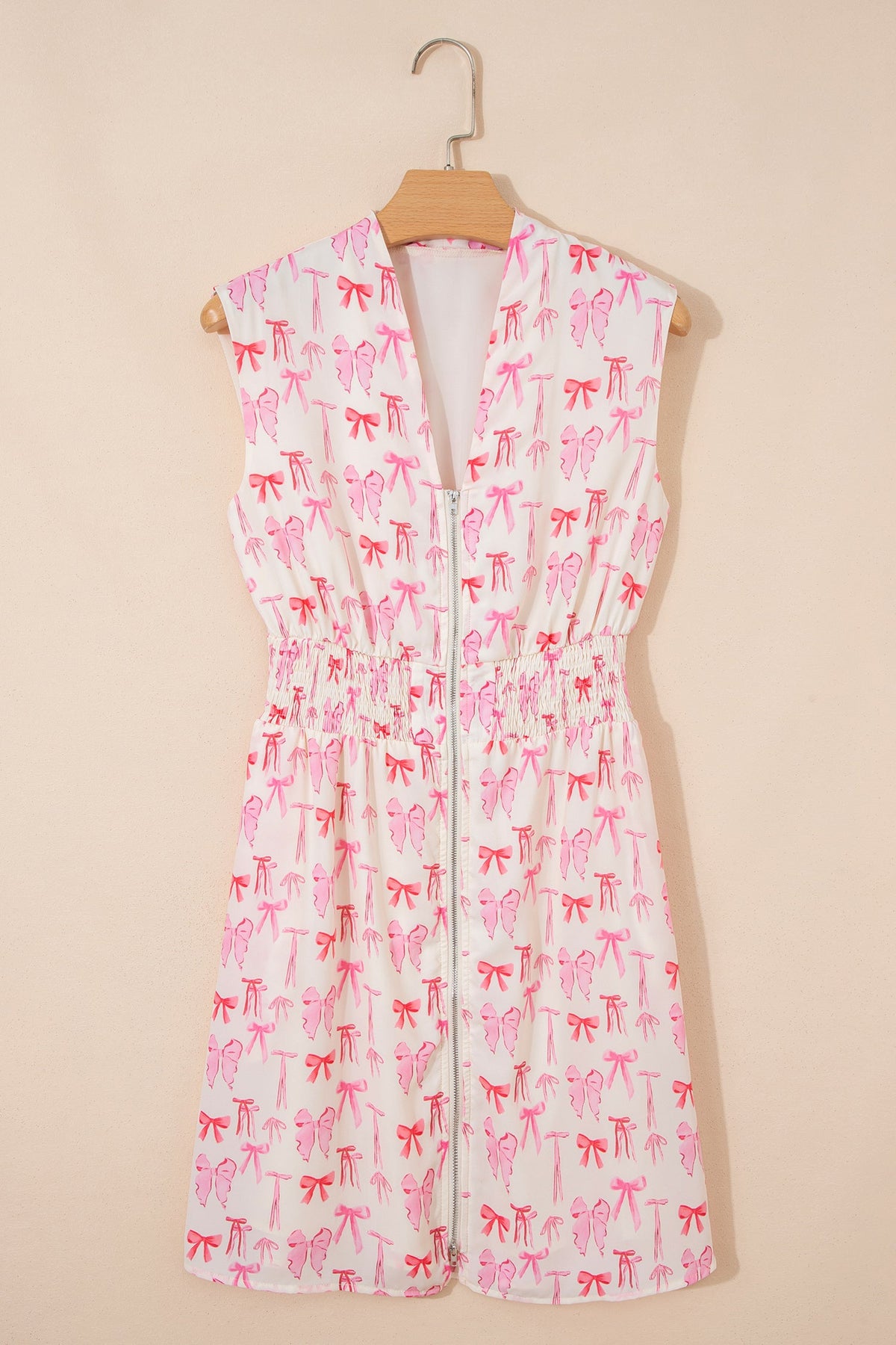 Boho Flowy Mini Dress Pink