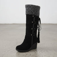 Boho Fur Trim Winter Bootie