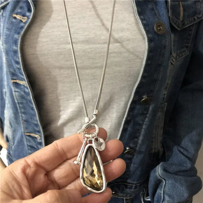 Boho Gemstone Necklace