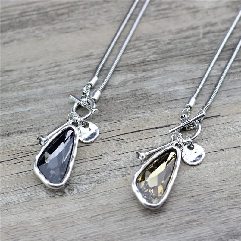 Boho Healing Stone Charm Pendant