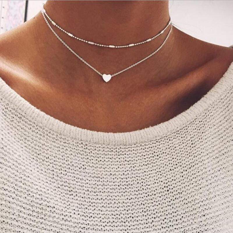 Boho Heart Necklace