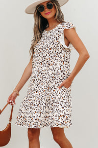 Boho Lace Trim Mini Dress