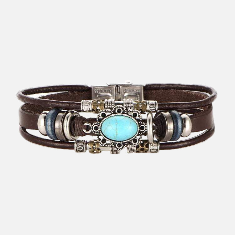 Boho Leather Bracelet