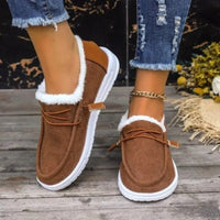 Boho lined slip ons beige