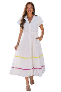 Boho maxi dress back detail