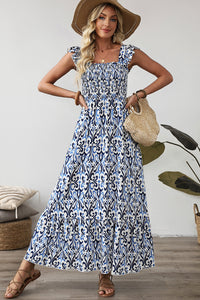 Boho Maxi Dress Back View