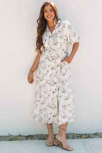 Boho maxi dress back view