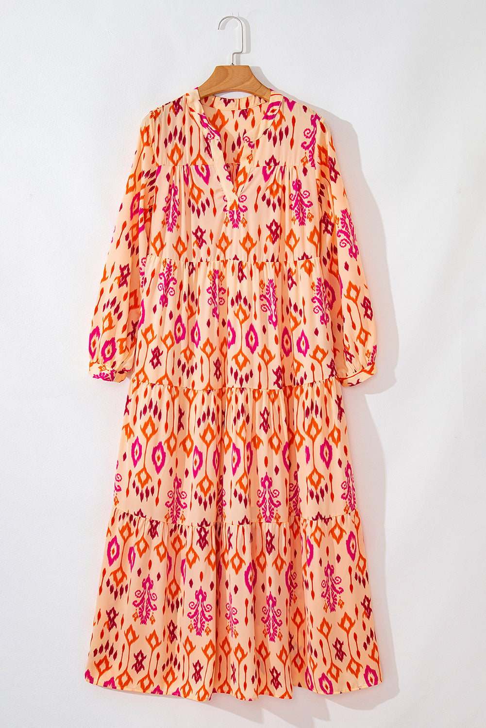 Boho maxi dress back view