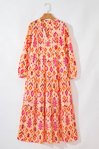 Boho maxi dress back view