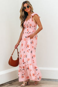 Boho Maxi Dress Lace Detail