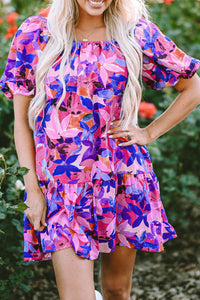 Boho Mini Dress Back View