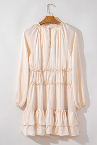Boho mini dress side angle