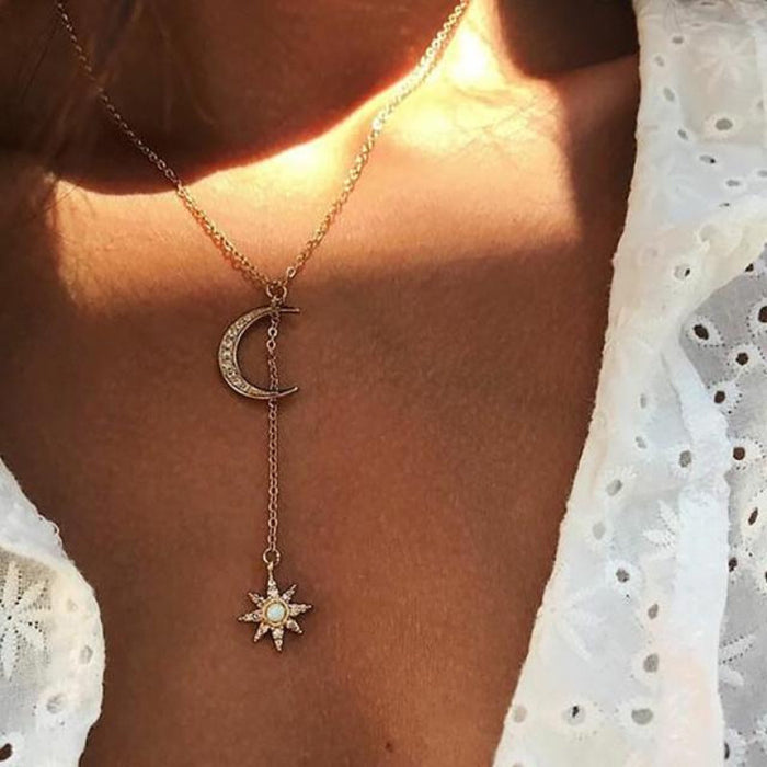 Boho Moon Necklace