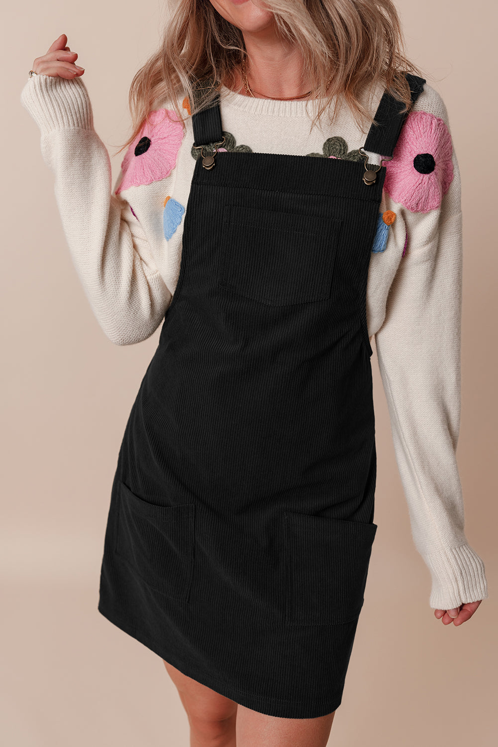 Boho Overall Mini Dress