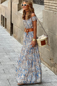 Boho paisley flowy summer dress