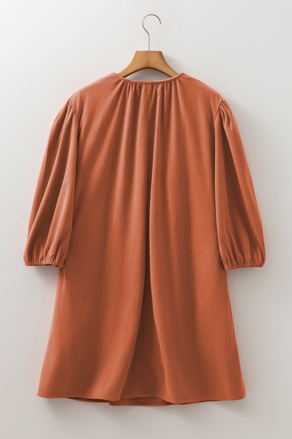 Boho Pleated Dress Natural Light