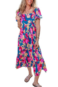 Boho Puff Sleeve Dress Styled