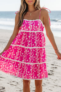 Boho Ric Rac Sleeveless Mini Dress