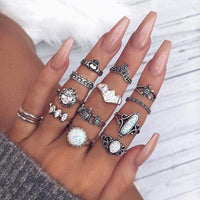 Boho Ring Set