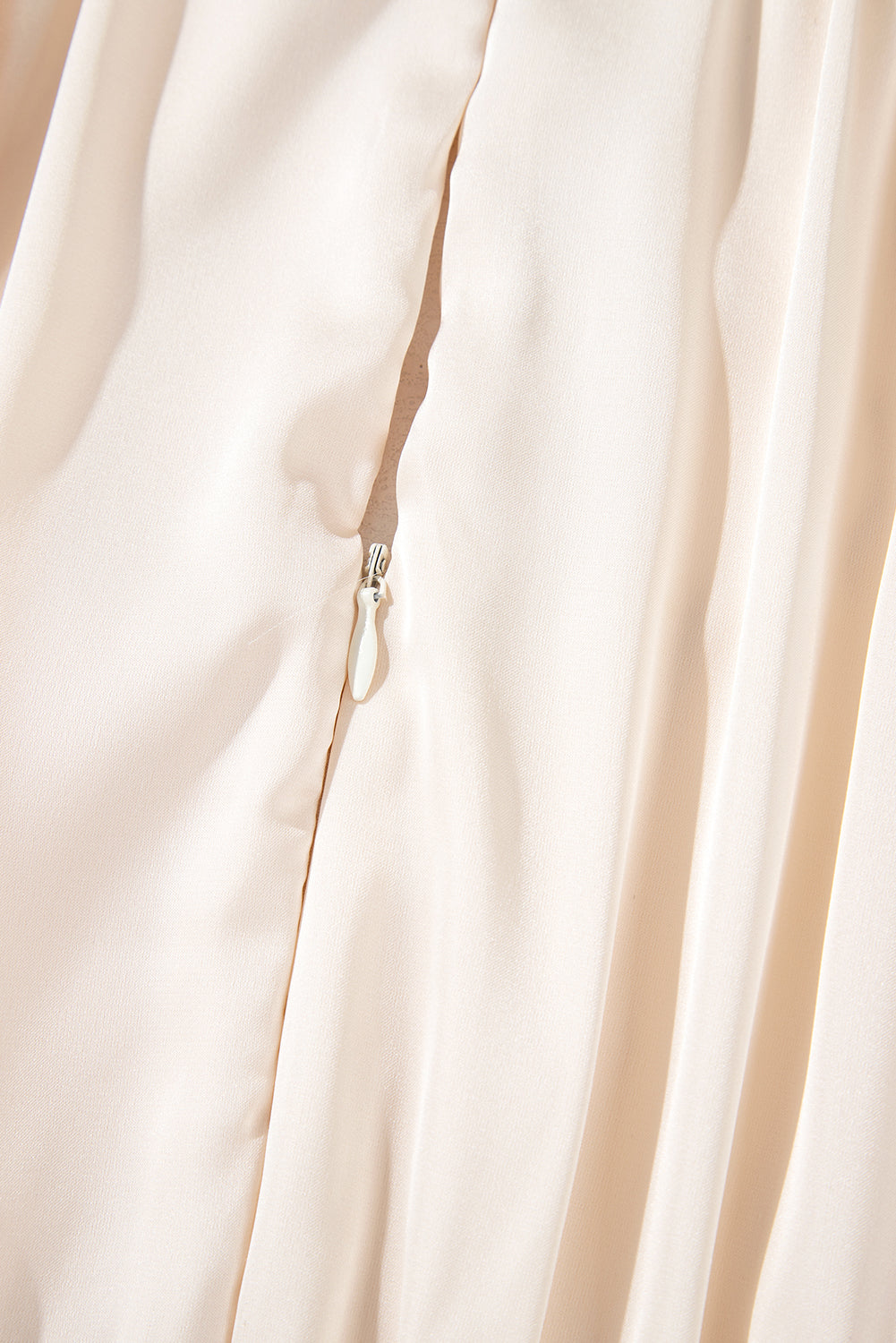 Boho ruffle dress back detail