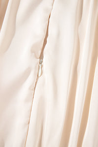 Boho ruffle dress back detail