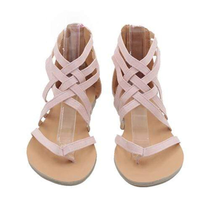 Boho sandals open-toe detail
