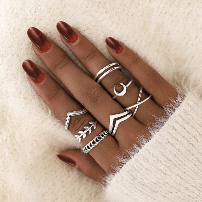 Boho Silver Rings