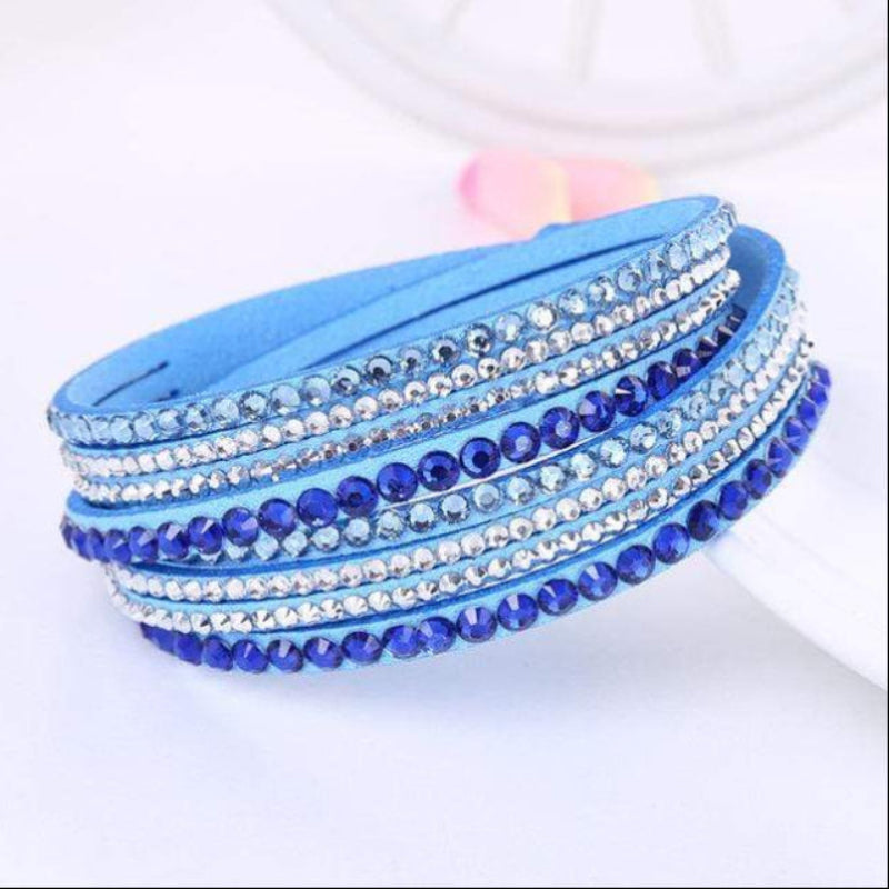 Boho stackable silver bangles