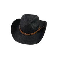 Boho straw western summer hat